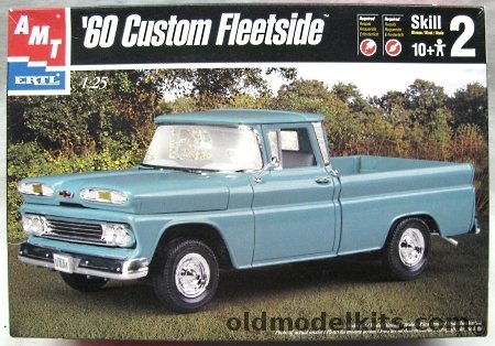 AMT 1/25 1960 Chevrolet Custom Fleetside Pickup Truck, 6310 plastic model kit
